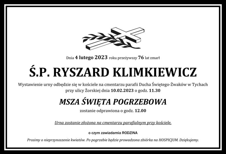 adw Ryszard Klimkiewicz